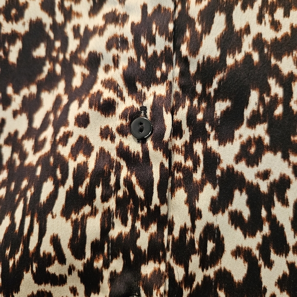Zara Women's Leopard Print Shirt, Size XS - Picture 2 of 6